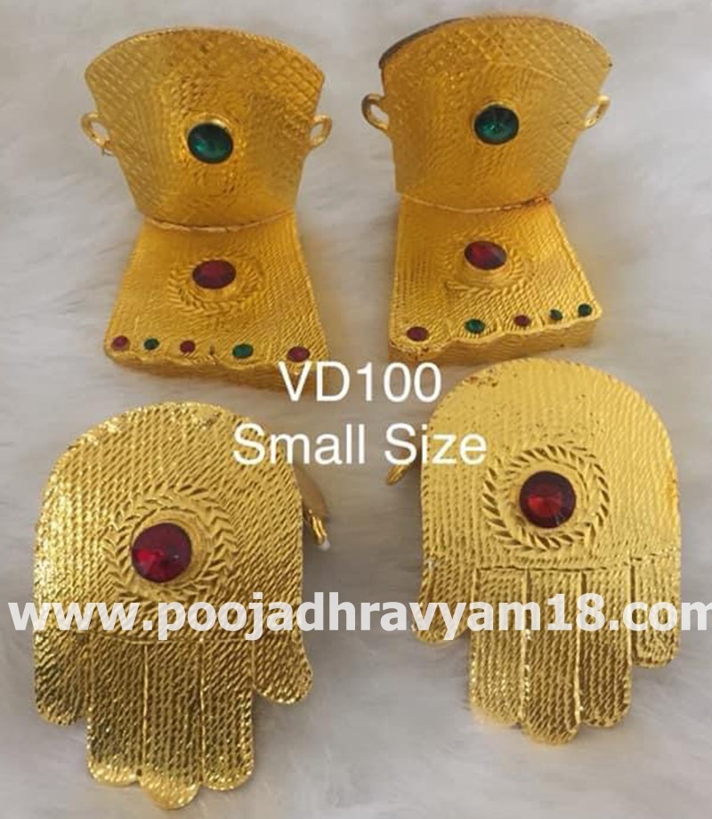 varalakshmi gold pleted hands legs