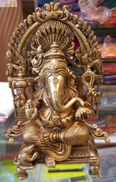 Brass Ganesh Vigraham