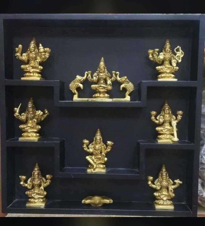 astalakshmi antique set of 8 vigrahams