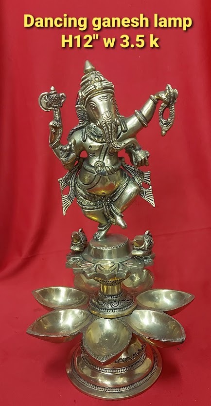 Dancing Ganesh Lamp