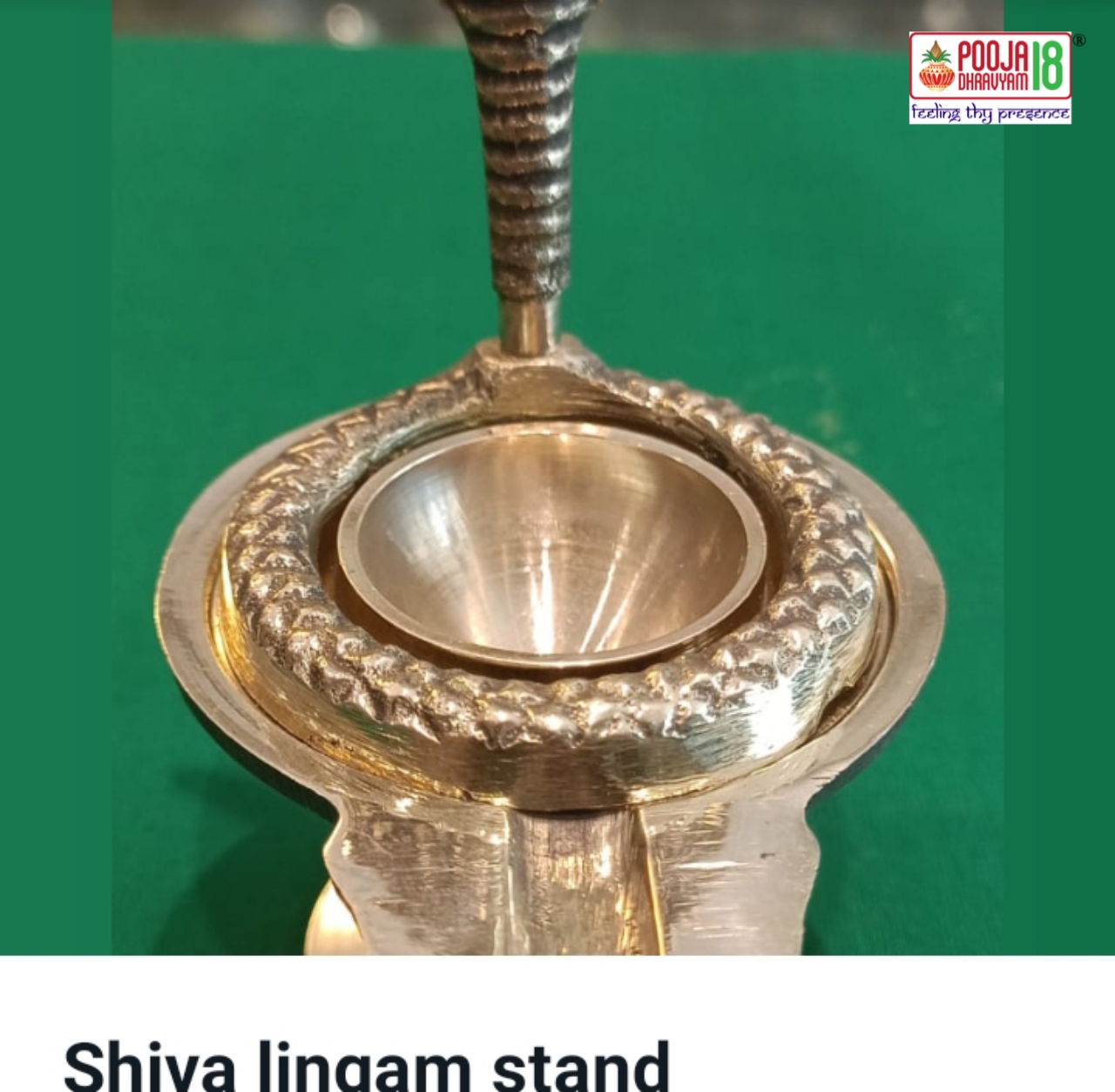Shiva lingam stand