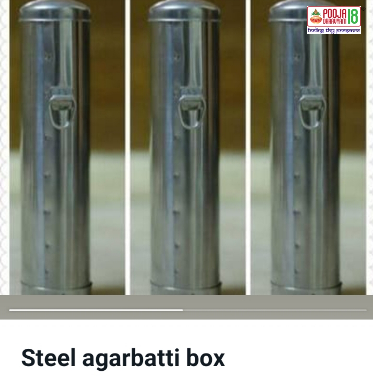 Steel agarbatti box