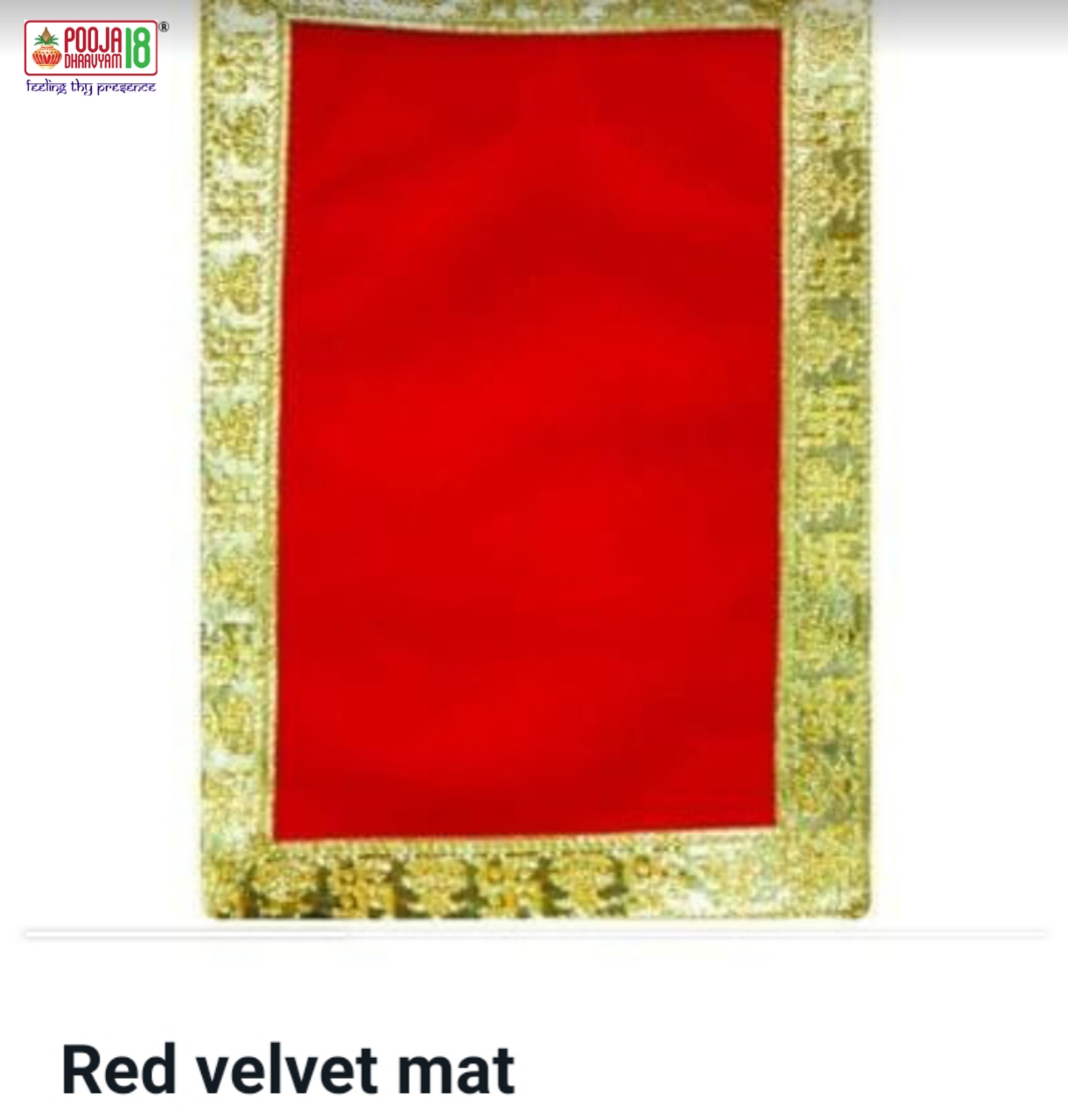 Red Velvet Mat